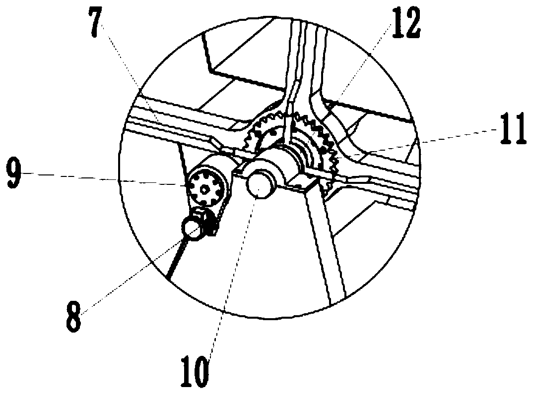 Rechargeable, fast access, double-ring-column structural three-dimensional parking garage