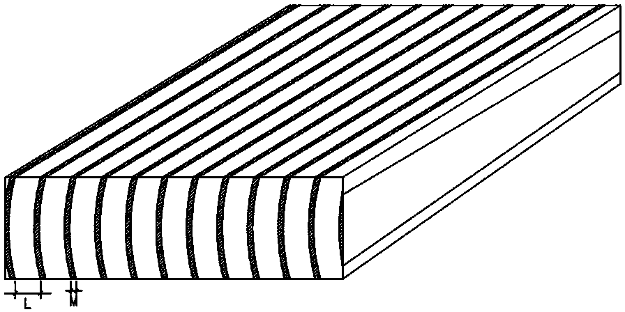 Surface strengthening ancient-Chinese-fir-imitation floor base material and manufacturing method thereof