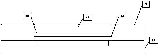 Visualization device and test method for simulating dynamic closure of discontinuous sand-laying joints