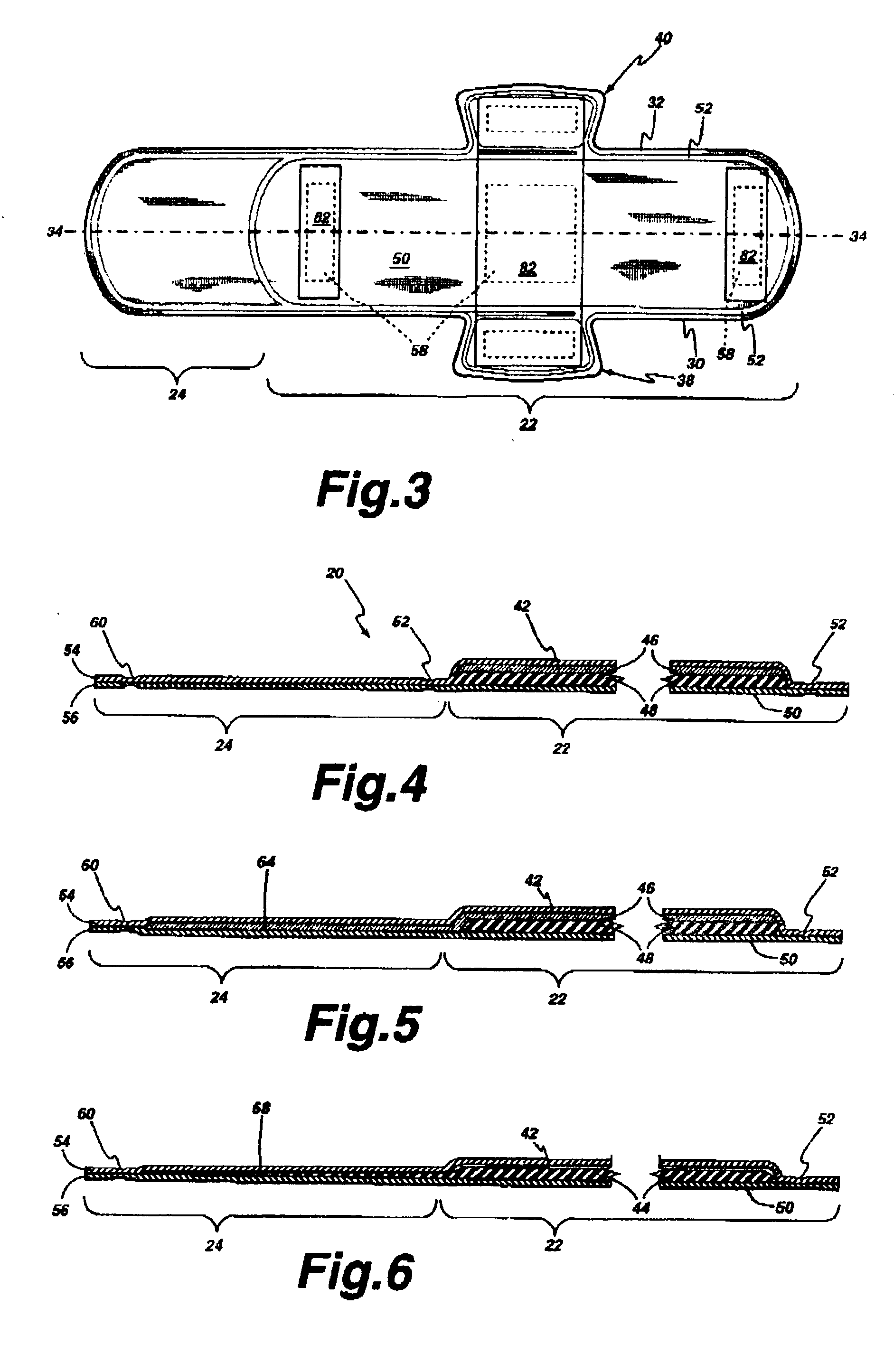 Sanitary napkin with rear extension providing a liquid blocking function