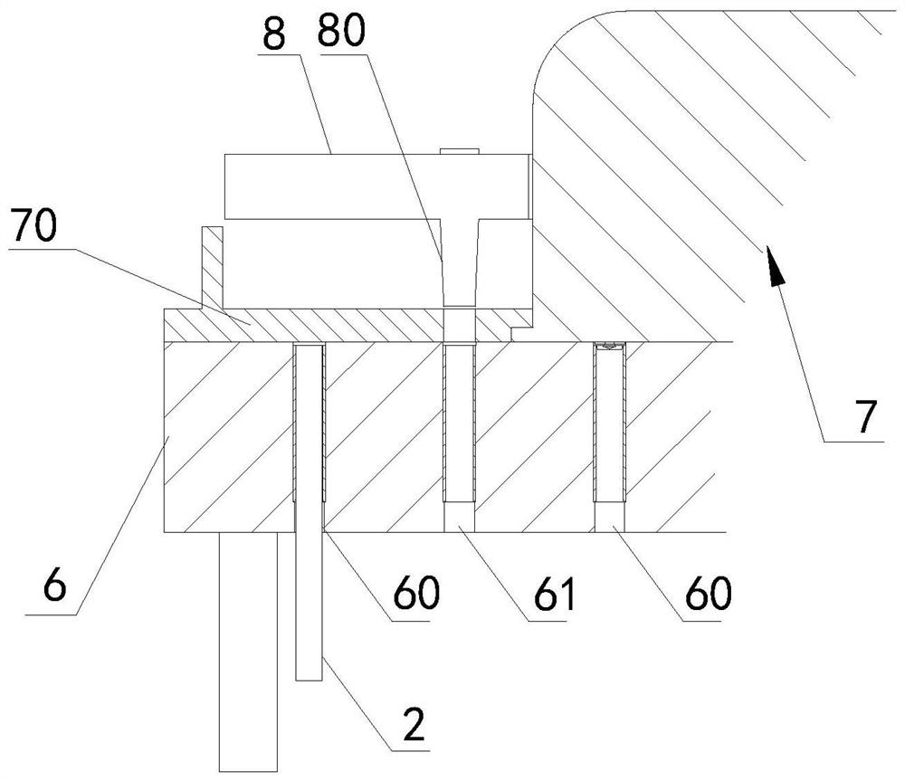 Drawing ejector rod mis-assembling detection system and automatic die changing method for punching line