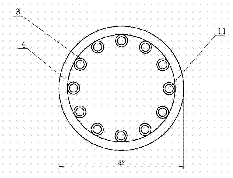 Method for chiseling away cast-in-place pile head concrete rapidly