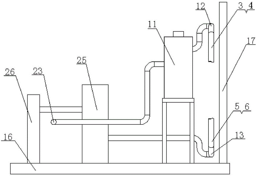 Water purification station for underground mine