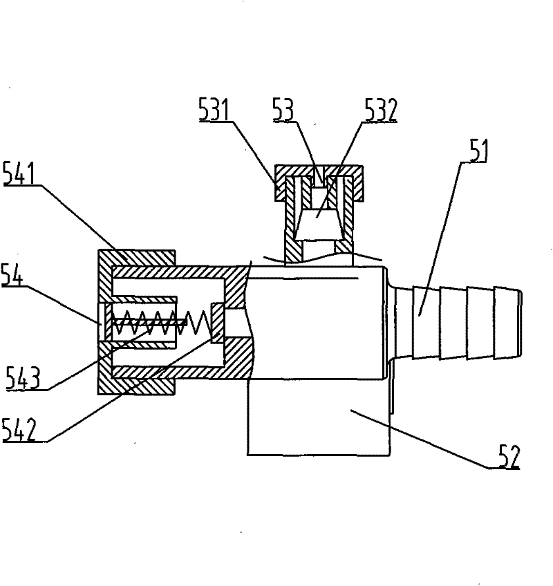 A pressure flush toilet tank