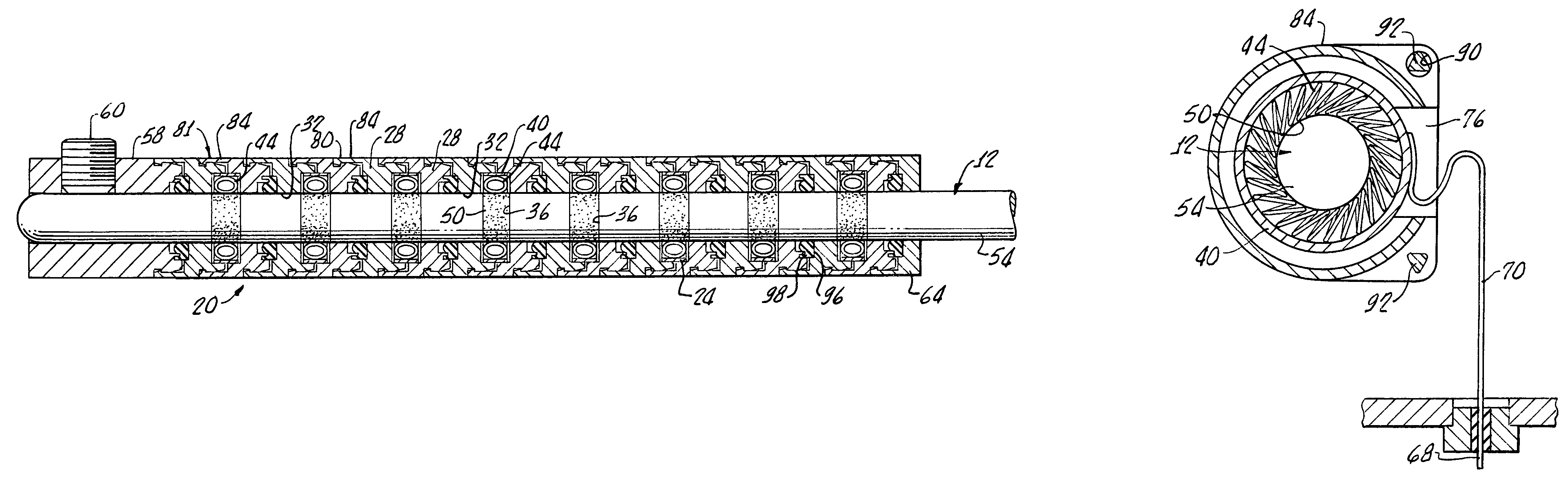 Electrical conductive path for a medical electronics device