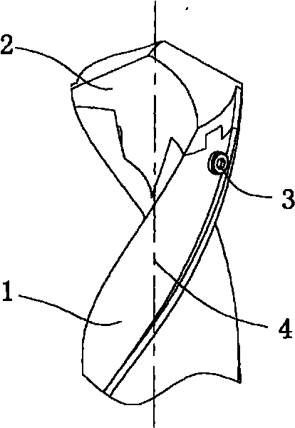 Head-changeable hard alloy twist drill