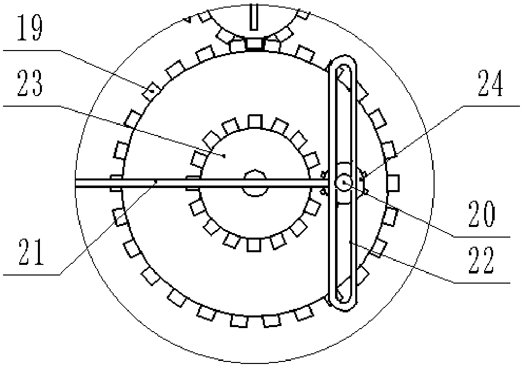 Round accessory stamping device