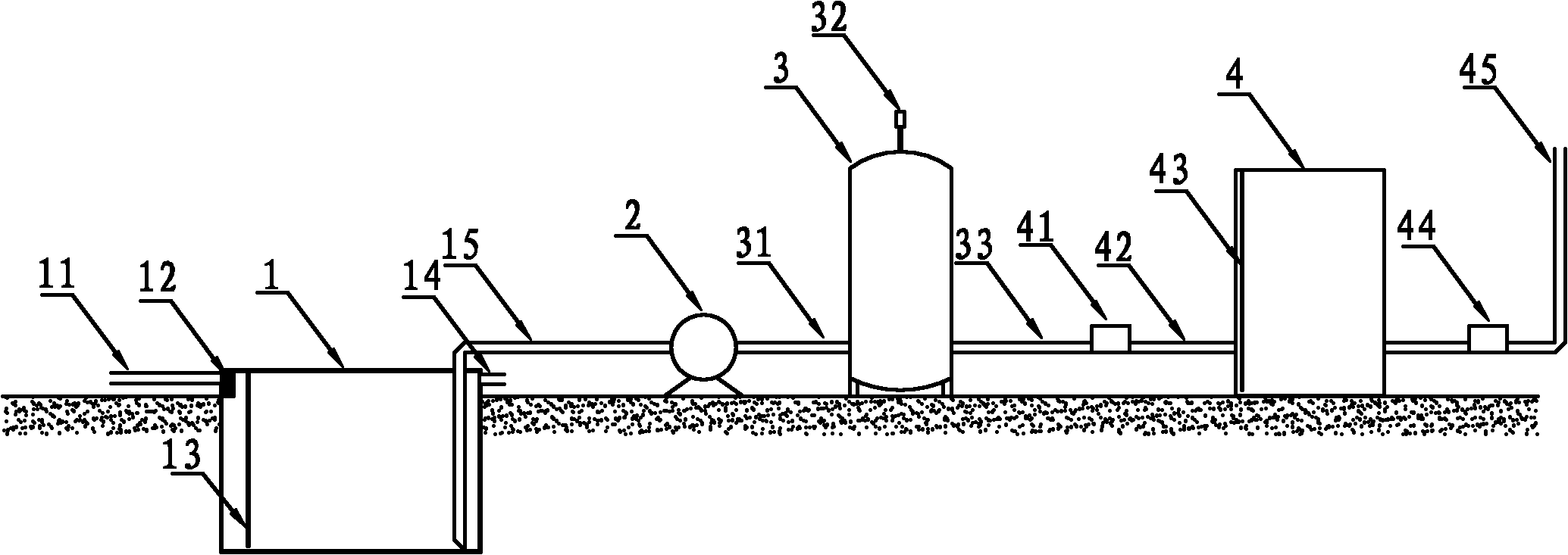 Device for recycling silicon wafer cleaning wastewater