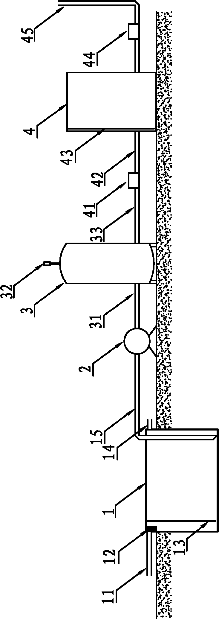 Device for recycling silicon wafer cleaning wastewater