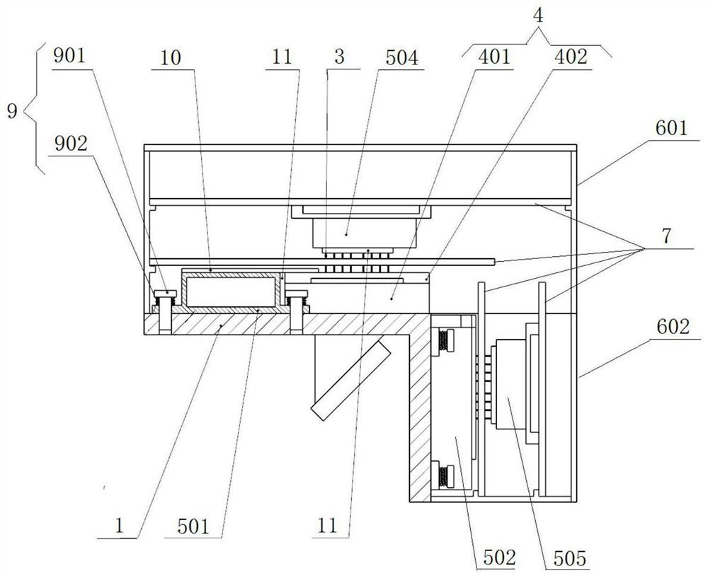 High-precision and high-thermal-stability optical splicing focal plane applied to space camera