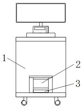 A kind of detection device convenient for clinical use of electrocardiogram