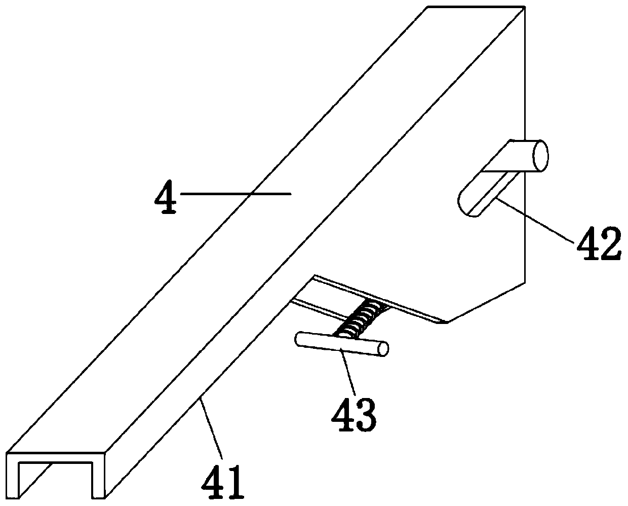 Cable support for electric power engineering cable trench