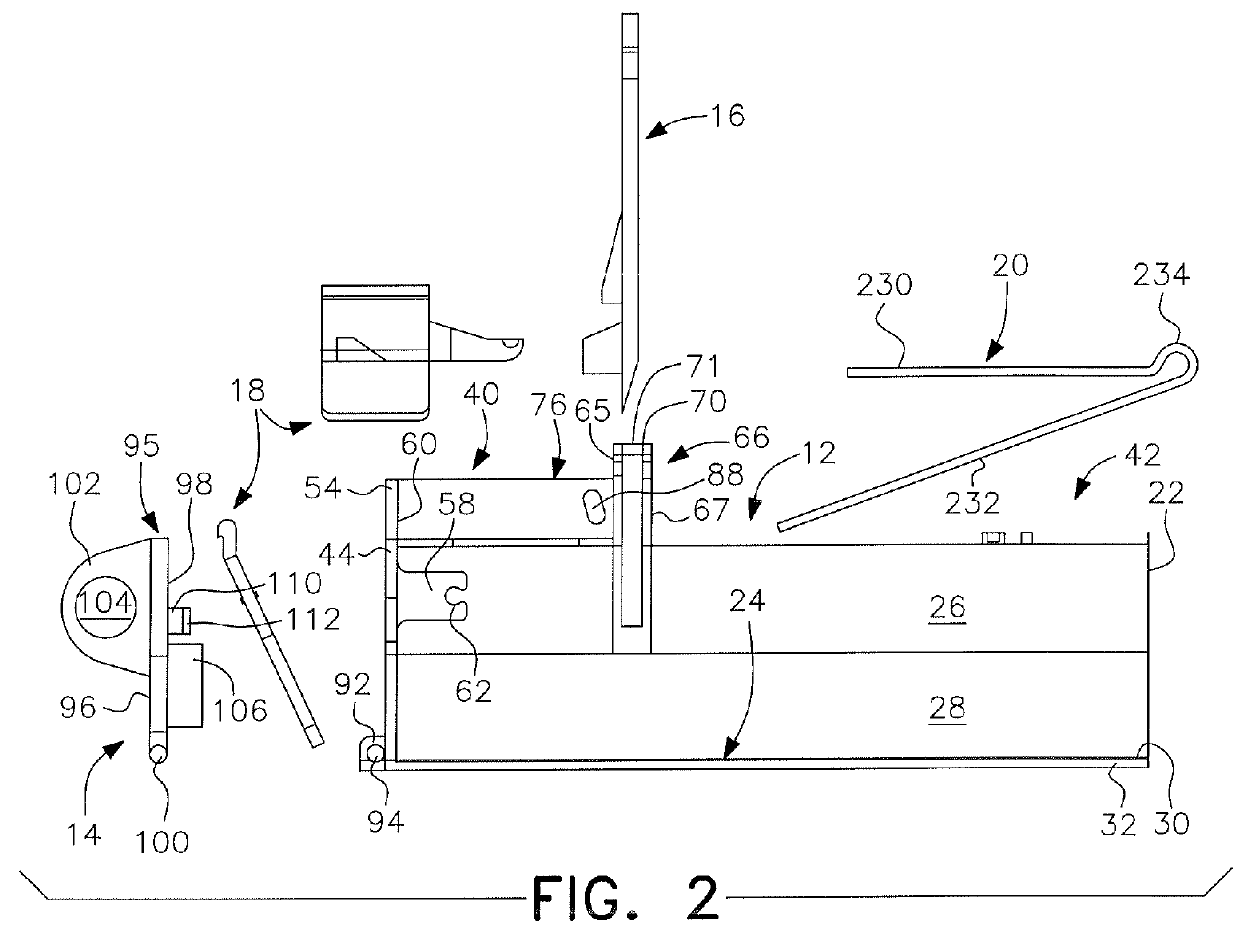 Mouse trap with guillotine killing mechanism