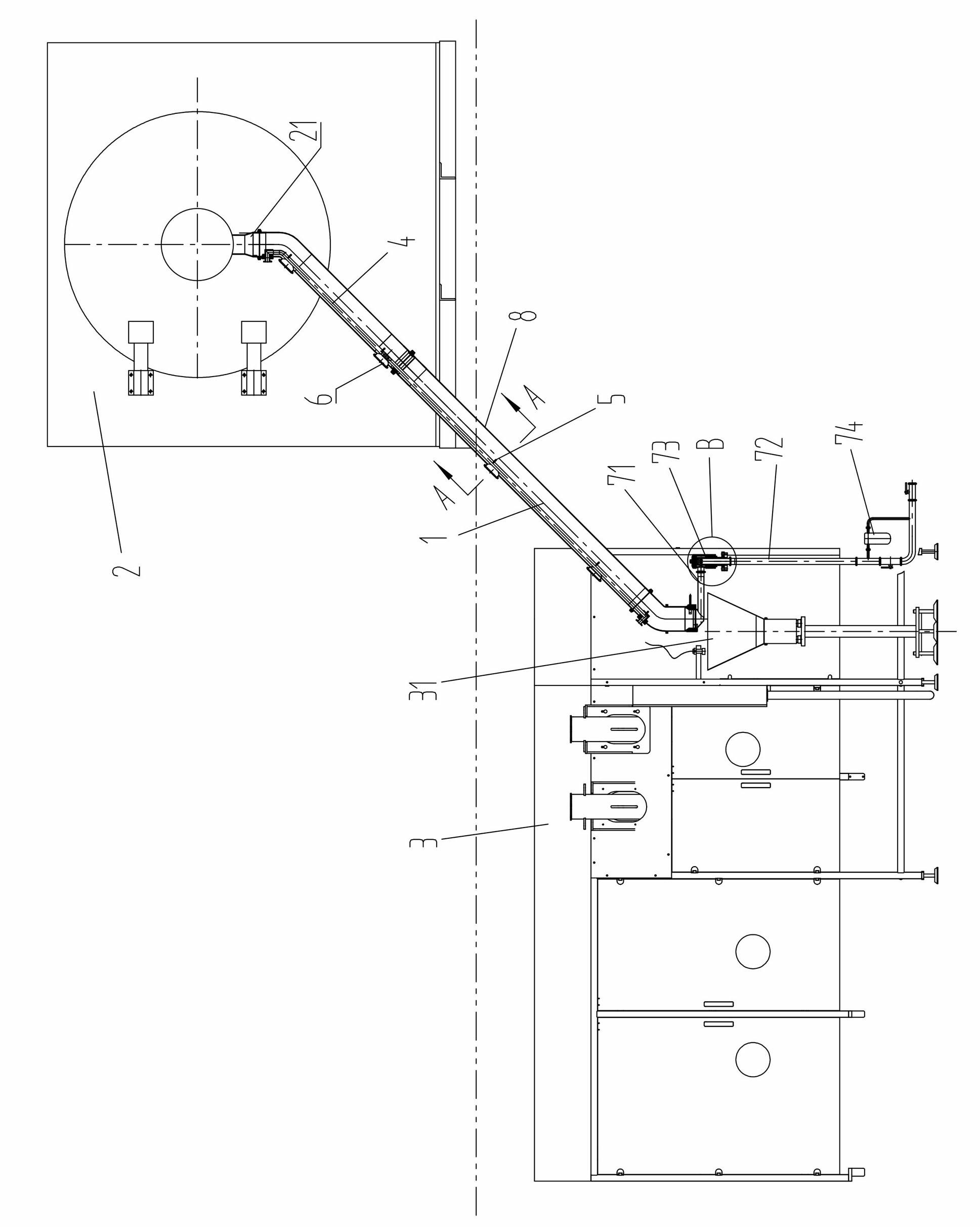 Rubber plug conveying system used between rubber plug cleaning machine and filling and plugging machine