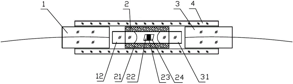 Optical fiber isolator