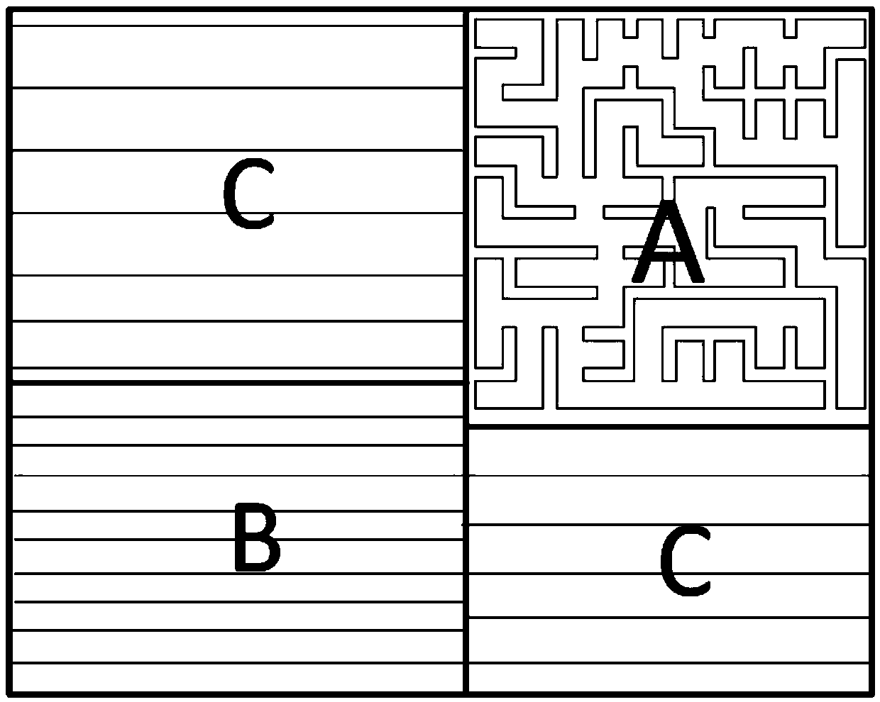 Wiring method for reinforcing protection on important region of metal protection layer at top layer of chip