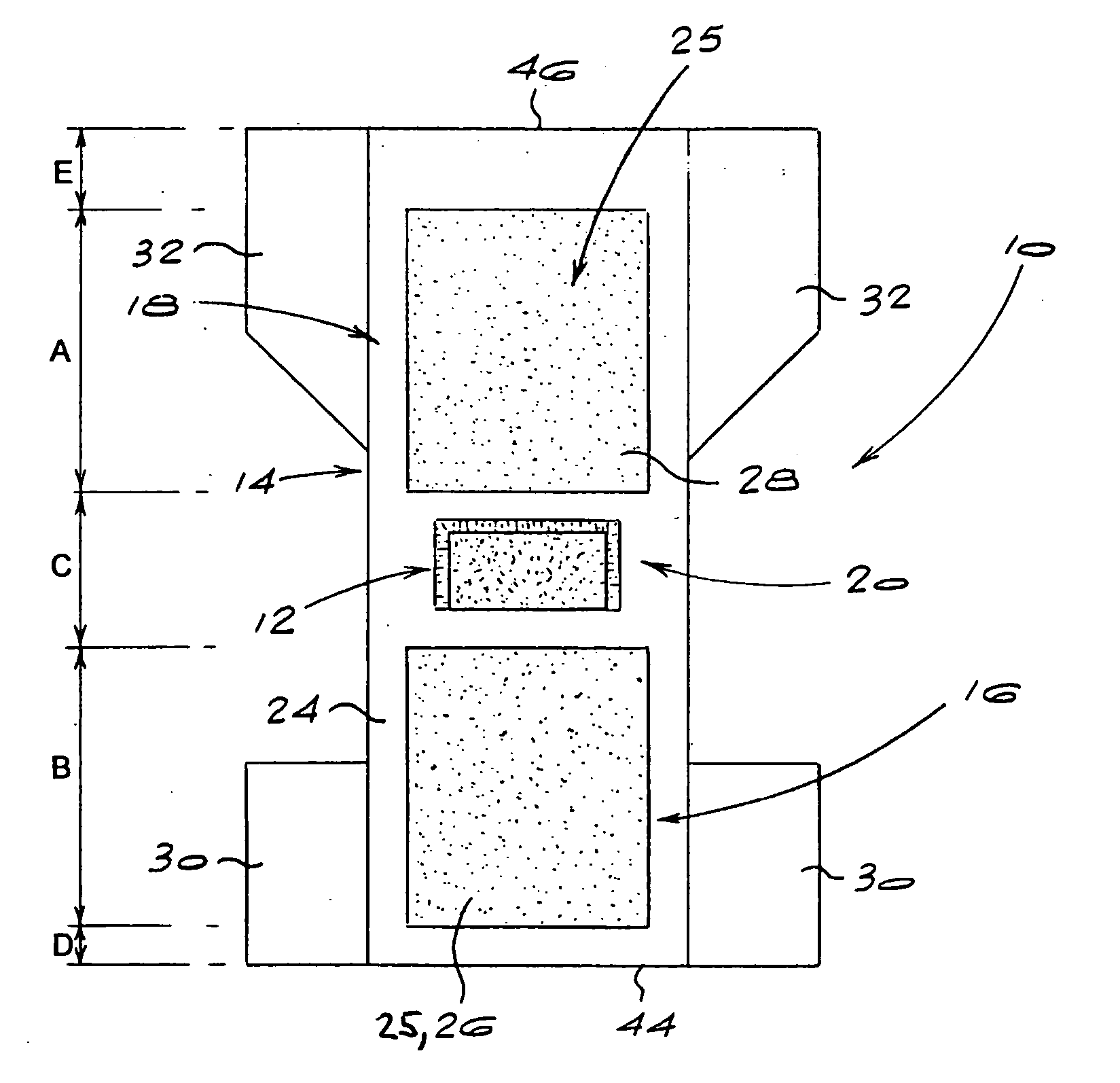 Absorbent article including a temperature change member