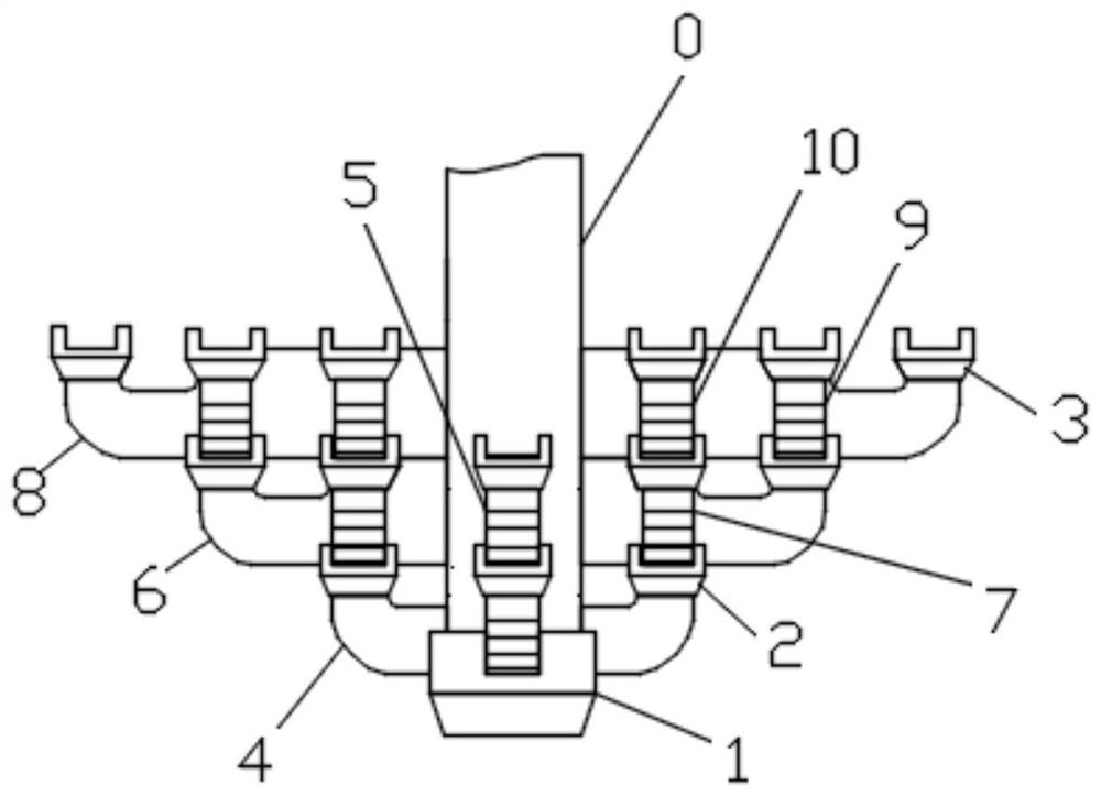 Pseudo-classic architecture copper bracket prefabrication and installation method