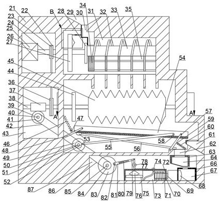 Used battery carbon powder automatic recovery and processing device