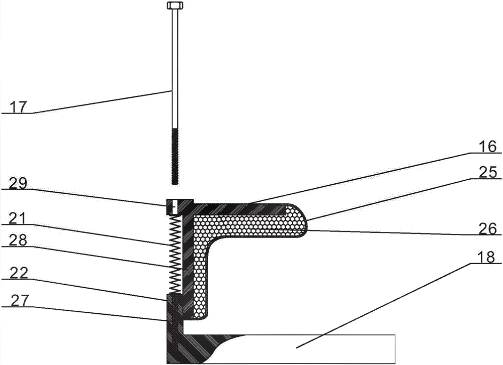 Split training device