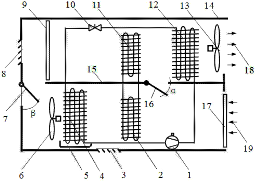 Multifunctional heat pump drying device