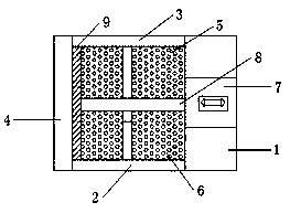 Chipping arranging platform for mechanical part machining