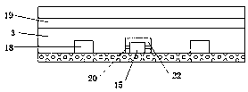 Chipping arranging platform for mechanical part machining