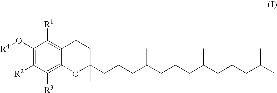 Method for Producing Vitamin E-Adsorbates