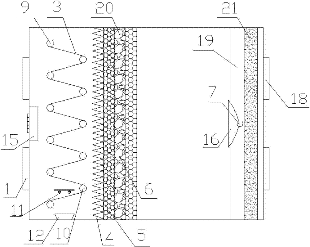 Comprehensive purification fresh air system with mite killing function for indoor air