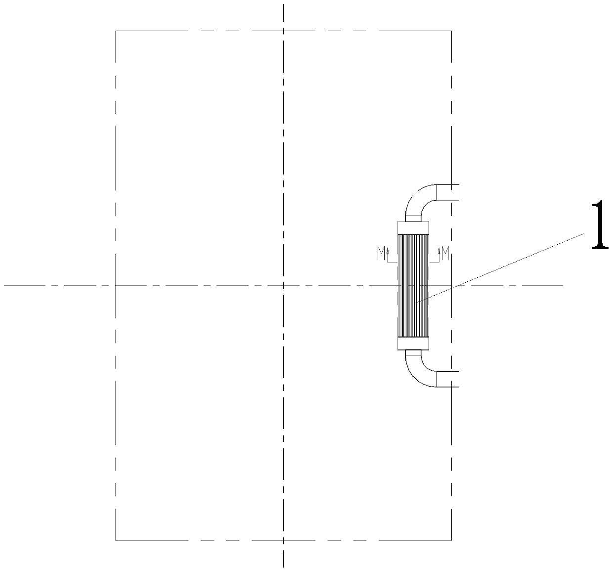 Heating device for denitration dilution air system