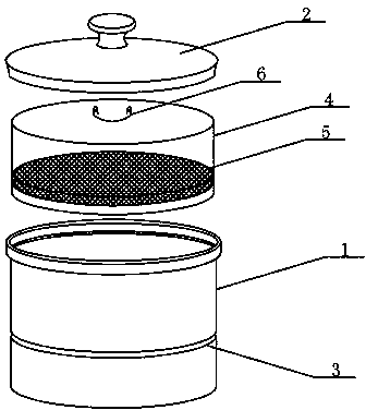 Soup pot with filter screen rack