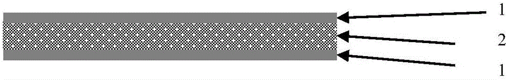 Nano air leading membrane for improving appearance of fibrous composite material and preparation method thereof