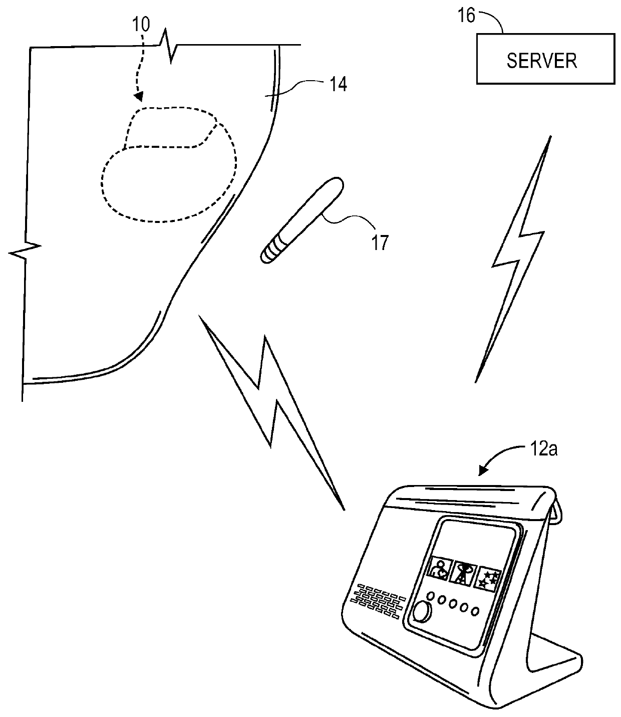 System and method for selectively communicating with an implantable medical device