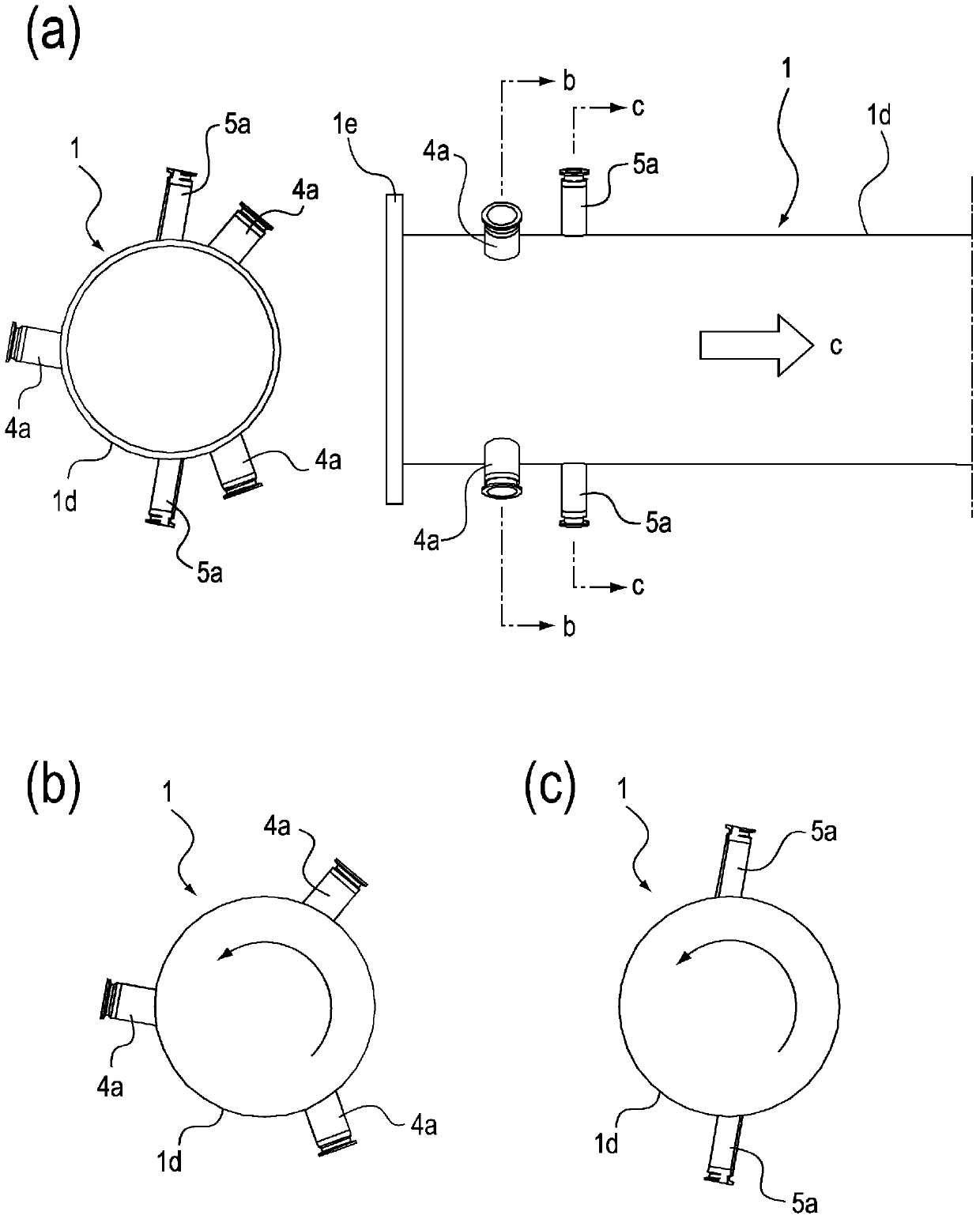 Exhaust gas treatment device