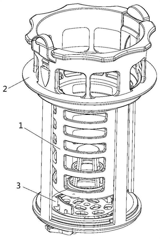 Filtering system of dish-washing machine and dish-washing machine with filtering system