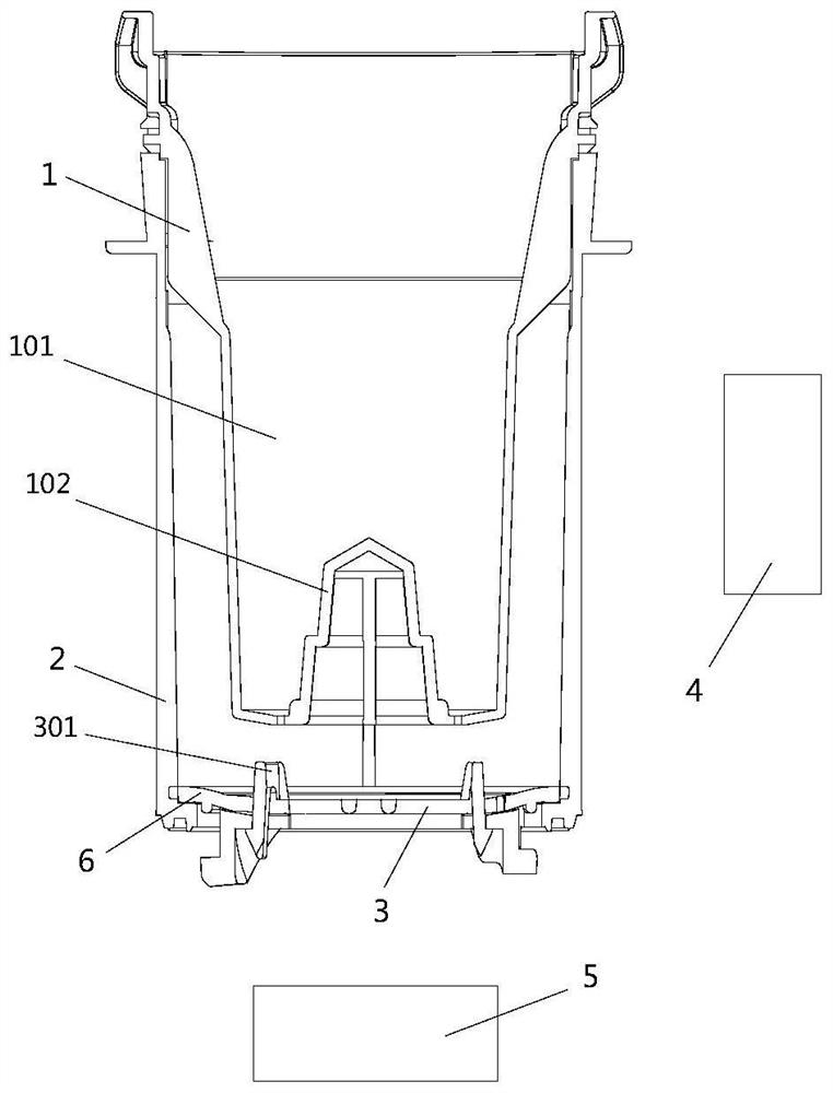 Filtering system of dish-washing machine and dish-washing machine with filtering system