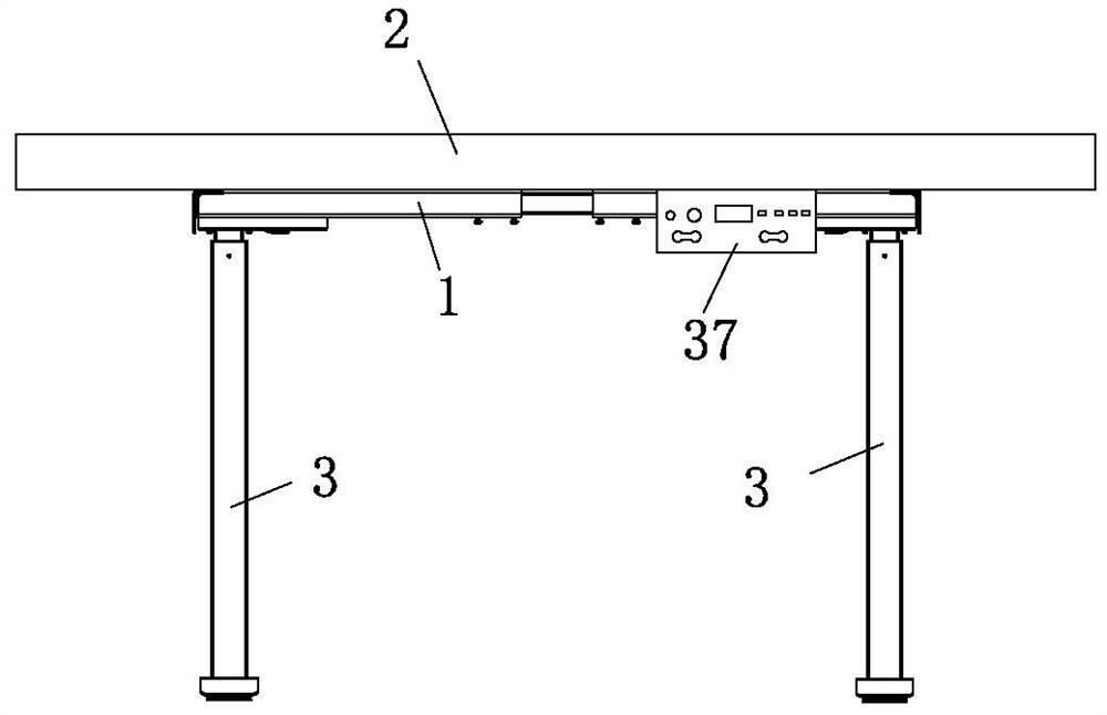 Electric lifting table