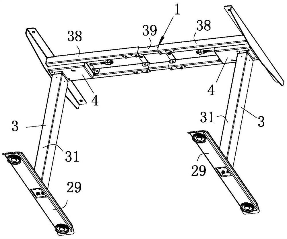 Electric lifting table