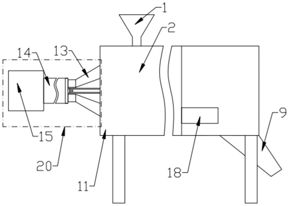 A multifunctional melon seed sorting machine