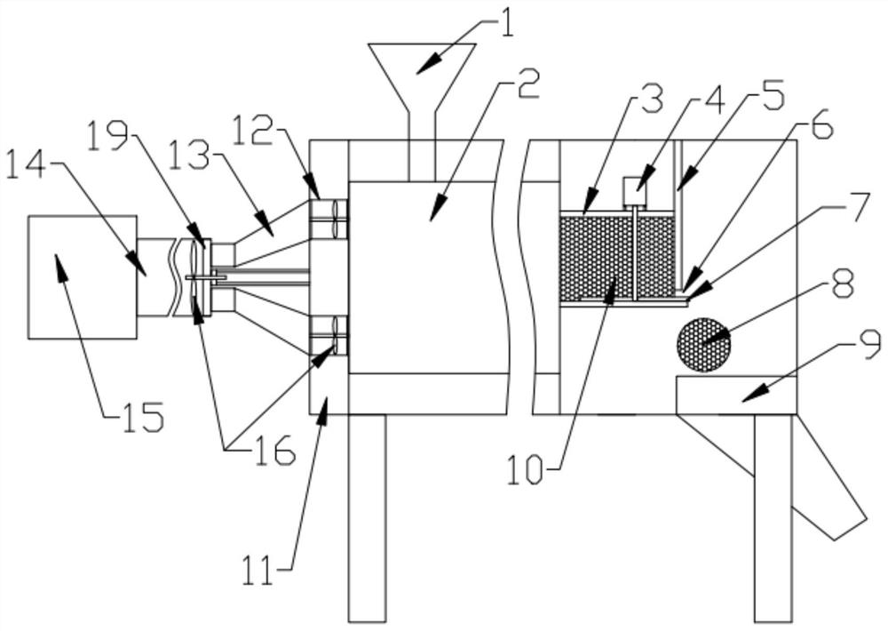 A multifunctional melon seed sorting machine