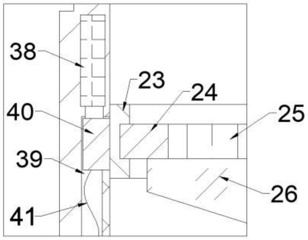 Petrochemical oil-water efficient separation device