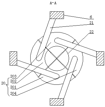 Locating expansion device of shoulder arthroscopy work passage