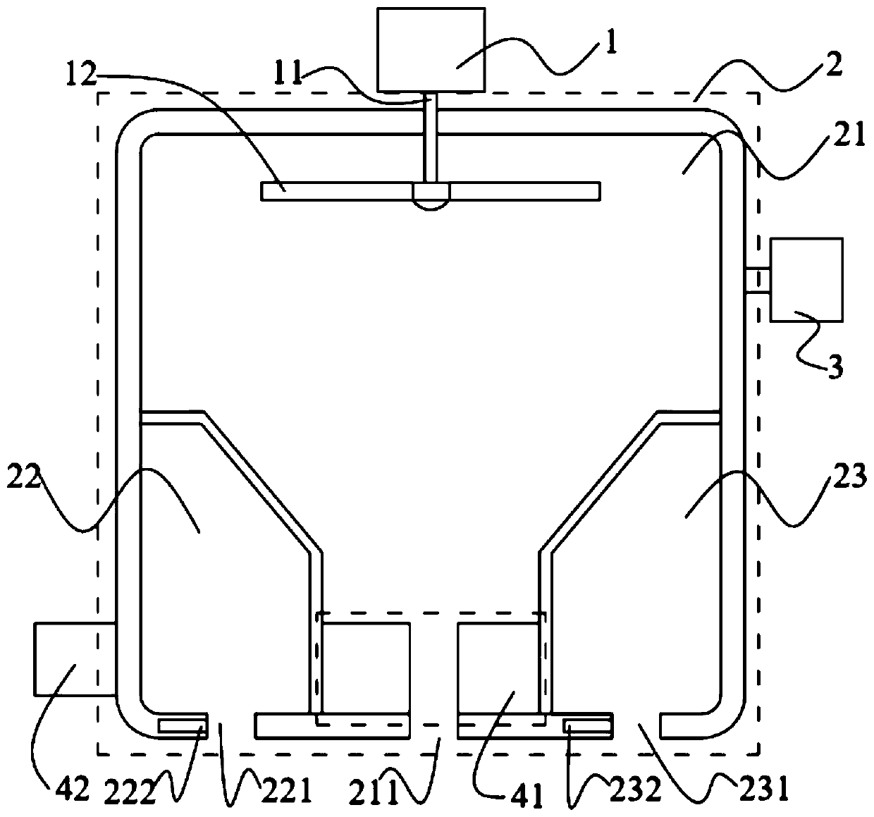 Automatic cleaning device of coating platform