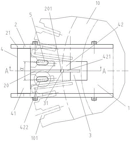 Point welding fixture for rotor ventilating slot piece and ventilating slot strip and using method of point welding fixture