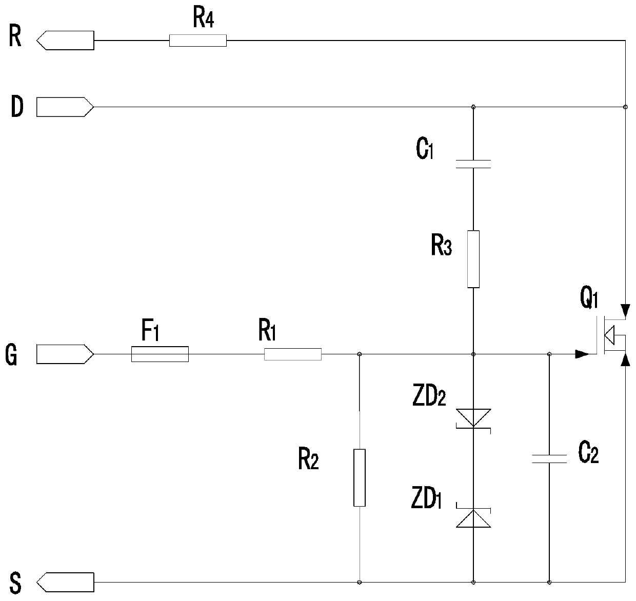 Speed ​​regulating device for automobile air conditioner blower