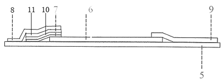 Estradiol, estriol and diethylstilbestrol three-joint detection card and processing method of sample detected by same