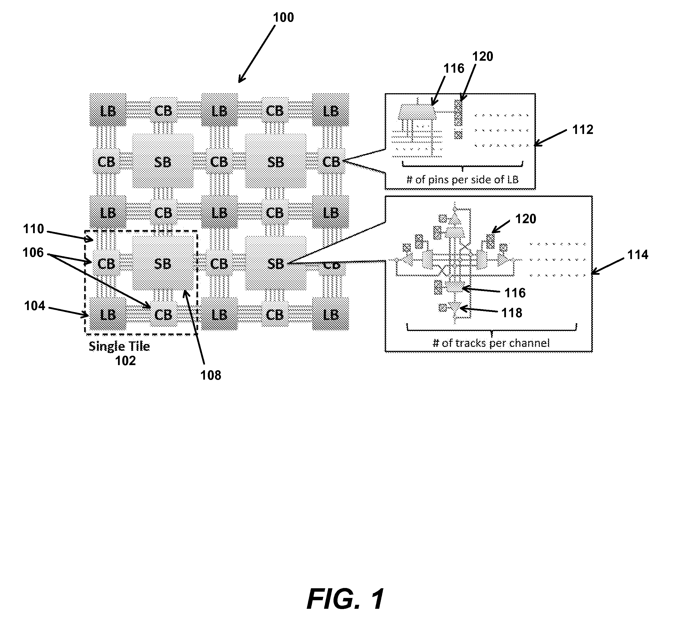 Programmable logic circuit architecture using resistive memory elements