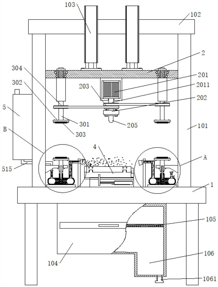 Green battery shell grinding device