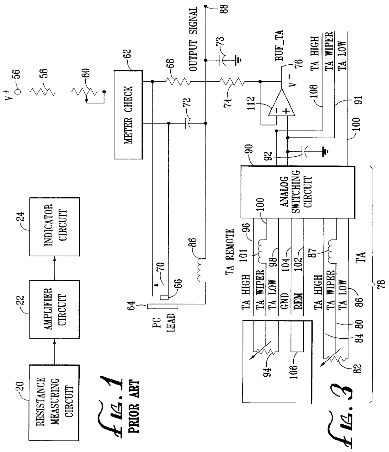 System for measuring and indicating changes in the resistance of a living body