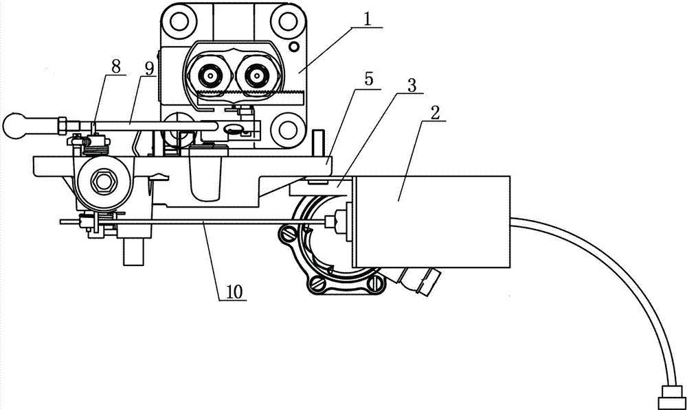 Emergency shutdown device for air-cooled diesel engine